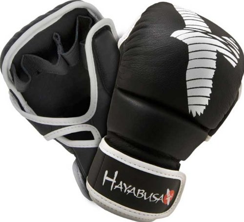 HAYABUSA FIGHTWEAR PRO HYBRID MMA FIGHT GLOVES MEDIUM