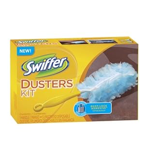 Swiffer Dusters Disposable Cleaning Dusters Unscented Starter Kit, 1 Kit (Pack of 2)