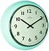 Blue Acctim Wall Clock 27059 (acctim, ) Metal Case Wtih Dome