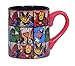 Silver Buffalo MC6132 Marvel Characters Grid Ceramic Mug, 14 Ounces, Multicolored