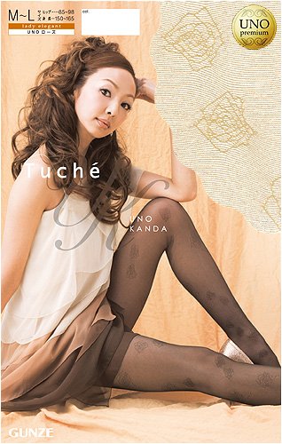 グンゼ Tuche UK(神田うのデザイン) UNOローズ 【ローズモチーフ系】 M/Lサイズ　TH350H