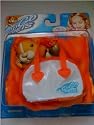 Zhu Zhu Pets - Orange Blanket and Orange Carrier