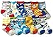 HOVEOX Kids Baby Toddler Socks Non-Skid Crew Walkers Unisex
