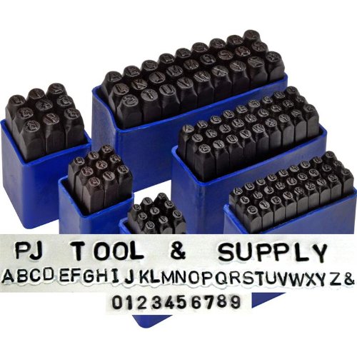 Deluxe Number and Letter Stamping Set