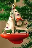 Nautical Sailboat Sailing Sail Christmas Ornament