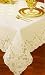 Kitchen & Housewares : Princess Lace Ivory Vinyl Tablecloth