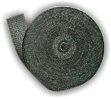 Exhaust Wrap, 1 Wide, 100-FT Roll, BLack