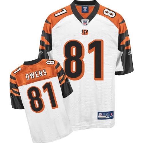 Reebok Cincinnati Bengals Terrell Owens Replica White Jersey Extra Large