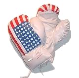 USA Flag Boxing Gloves Size 16 Oz