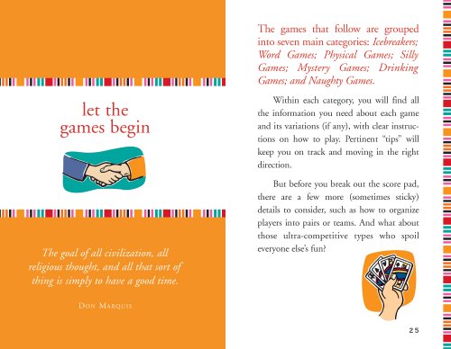 The Little Black Book of Party Games: The Essential Guide to Throwing the Best Bashes