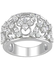 Sterling Silver Cubic Zirconia Fashion Ring