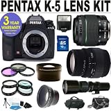 Brand New Pentax K 5 Digital Camera w/ 18 55 WR Lens & Sigma 70 300 Lens + 9 Lens Accessory Kit 51Qzri KMDL. SL160 Brand New Pentax K 5 Digital Camera w/ 18 55 WR Lens & Sigma 70 300 Lens + 9 Lens Accessory Kit