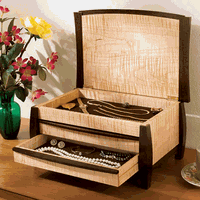 JEWELRY BOX - PAPER WOODWORKING PLAN by 