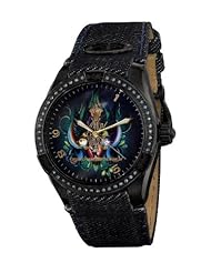 Christian Audigiers Womens Intensity Collection Denim Twin Birds watch #INT-304