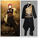 Japanese Anime Naruto Shippuden Gaara outfit Cosplay Costume 4 pieces