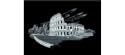Engraving Art Famous-Colosseum