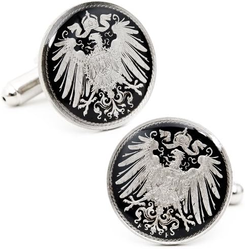 German Empire 5 Cent Coin Cufflinks