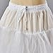 Bridess Gauze White Bridal Crinoline Petticoat For Ball Gown Wedding Dress