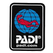 PADI Stickers - Logo on Black