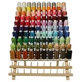 100 Colors Embroidery Polyester Thread Set - 40 wt.