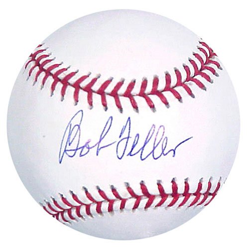 Bob Feller Autographed Baseball