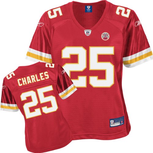 Reebok Kansas City Chiefs Jamaal Charles Women's Premier Jersey Large