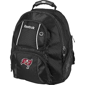 Reebok Tampa Bay Buccaneers Backpack with Laptop Compartment