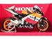 Book 2005 Honda RC211V #3 Repsol Honda Team Max Biaggi Diecast Motorcycle Model 1:12 scale die cast from NewRay - Orange Black 42297