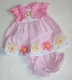 Youngland Baby Infant Girl's 2 Piece Floral/Pink Dress
