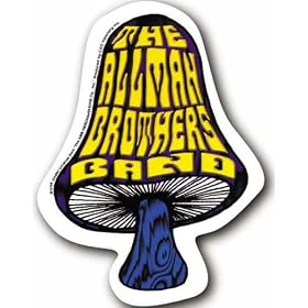 Allman Brothers - Mushroom Decal - Sticker