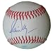 Jamie Moyer Autographed ROLB Baseball, Philadelphia Phillies, Seattle Mariners, Proof Photo