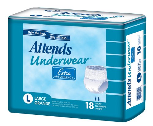 Attends Underwear Extra, X-large, 14-Count Packages (Pack Of 4)
