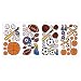 Sports Fun Baseball Soccer Hockey Basket Wall Stickers