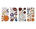 Sports Fun Baseball Soccer Hockey Basket Wall Stickers Image