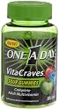 One-A-Day VitaCraves Sour Gummies, Complete Adult Multivitami, 50-Count Gummies (Pack of 4)