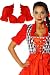 Dirndl-Bluse rot, Größe:M