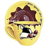 Eigenschaften Looney Tunes / Tweety & Sylvester Jumbotasse chocolat