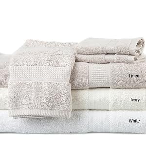 6pc Quick Dry Cotton Towel Set, Linen by