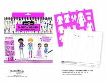 Fashion Angels Fashion Design Colouring Portfolio