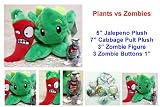 Plants vs Zombies 6 Piece Set Featuring 5