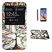 S6 Case, Galaxy S6 Case, GoodPro™ Popular Fashion [Window View Design] (Pattern A), Premium PU Leather S View Flip Cover with Stand for Samsung Galaxy S6, Included (Screen Protector, Stylus and Cleaning Cloth), Samsung Galaxy S6 Case