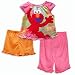 Sesame Street Elmo "Love & Peace" 3pc Girls Pajama Set