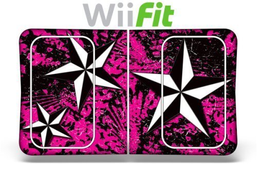 AMR Racing Wii Fit Balance Board Skin: Pink North Star (Wii)