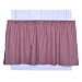 Logan Gingham Check Print 68-Inch by 24-Inch Tailored Tier Curtains, Red