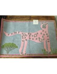 From Amazon.com. Click for details:
 Home: Pottery Barn Kids Animals Of The World Pink Cheetah Bath Mat NEW - WEN Home: Pottery Barn Kids Animals Of The World Pink Cheetah Bath Mat NEW - WEN