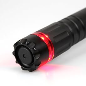 Highland Tactical LED Flashlights with Red Tail Emergency Flashers in Aluminum Case