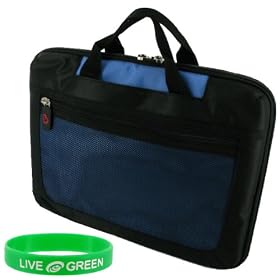 ASUS Eee PC Seashell 1008HA-MU17-PI 10.1-Inch Netbook Carrying Bag (Checkpoint-Friendly - Blue / Black)