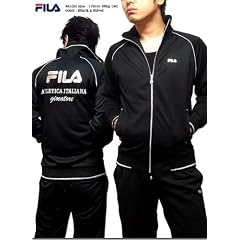 EXILE(エグザイル）メンバー愛用FILAプリントセットアップジャージ！ シルバーロゴ