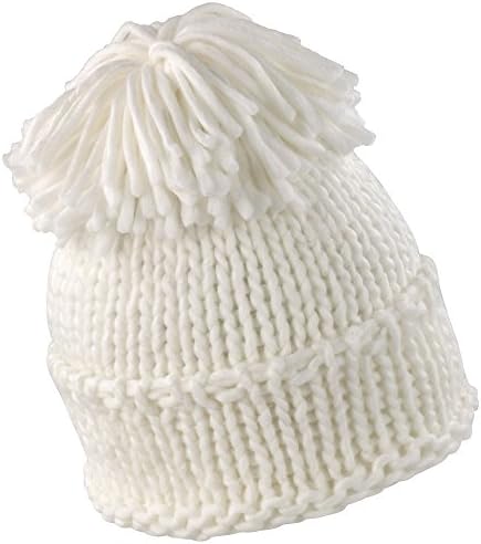 Result Winter Essentials Spider pom pom hat Ivory