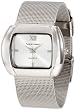 Vernier Womens VNR11092SS Classic Fashion Mesh Band Quartz Watch